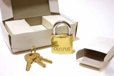 New brass padlocks 1-1/2