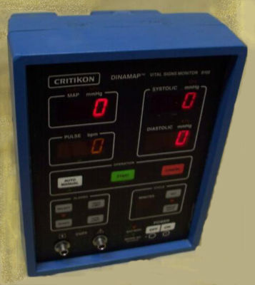 Nib dinamap 8100 w *biomed certificate* p blood pressur