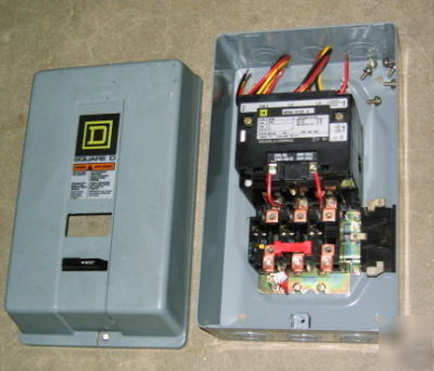 Square d motor starter nema sz size 2 SDG1 8536 w/encl