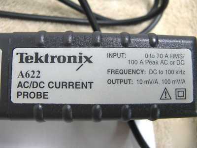 Tectronics A622 ac/dc current probe bnc