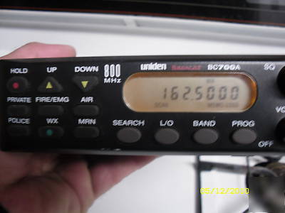 Bearcat uniden BC700A police fire weather scanner radio