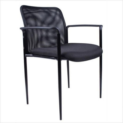 Boss office products contemporary stackable guest chair