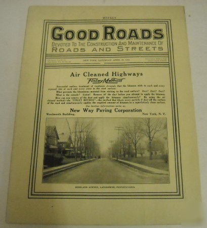 Good roads 1916 construction magazine vol. 11 # 18