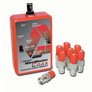 Triplett 3274 coaxial cabel mapper w/8 remotes & case