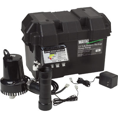 Wayne backup sump pump - 1750 gph, 12 volt, mod# ESP15