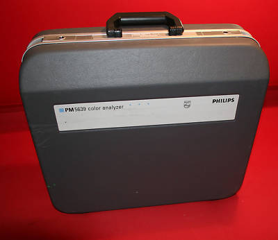 Philips color analyzer PM5639 pm 5639 crt