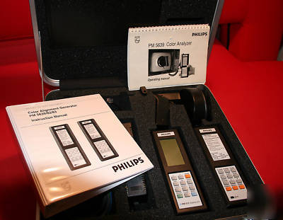Philips color analyzer PM5639 pm 5639 crt