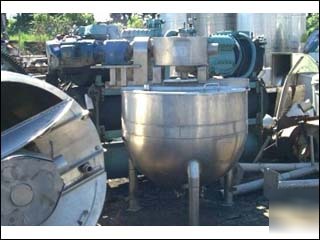 150 gal groen dual motion kettle, s/s, jacketed 