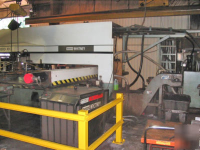 40 ton whitney cnc punch/plasma machine