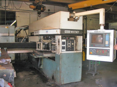 40 ton whitney cnc punch/plasma machine