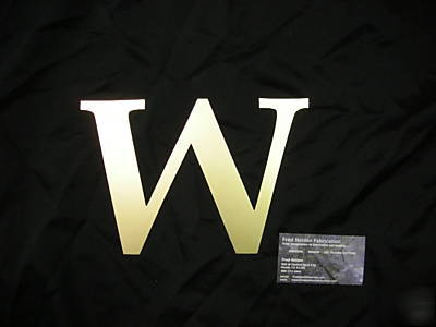 6.5 inch tall metal sign letters 14 ga steel 