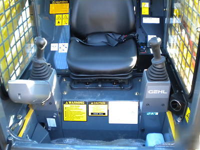New 2009 gehl ctl 55 track loader skid steer cab a/c 