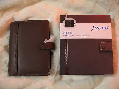 Nib b filofax kendal oiled leather pocket organiser