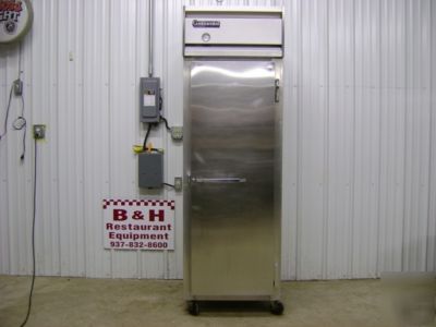 Continental 1R one door stainless cooler refrigerator