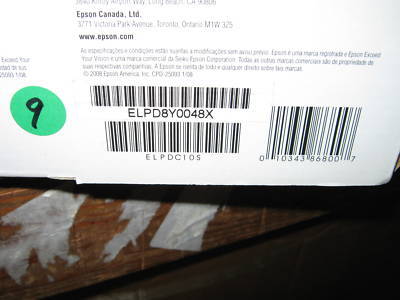 ELPDC10S 8X manual zoom epson dc-10S document camera