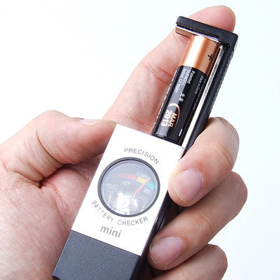 Mini lightweight battery tester checker aa aaa 9V