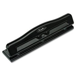 New 11 sheet commercial adjustable 3 hole punch, 9/...