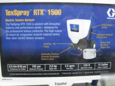 Paint sprayer texure sprayer graco rtx 1500