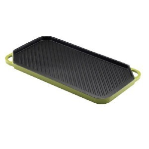 Rachel ray reversible cast-iron grill/griddle, green