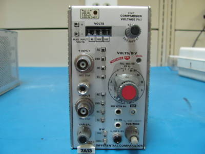 Tektronix 7A13 differential comparator 150 mhz