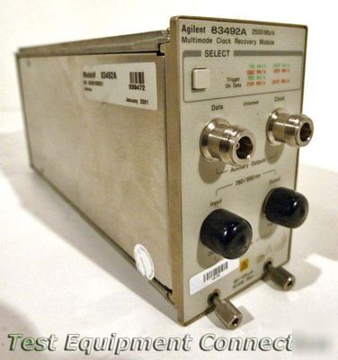 Agilent hp 83492A multimode clock module - parts/repair
