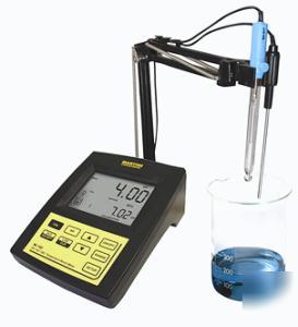 Combined logging bench meter with ph/orp/ise/temp