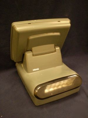 Micros 400495-100 touchscreen terminal w/integrated msr