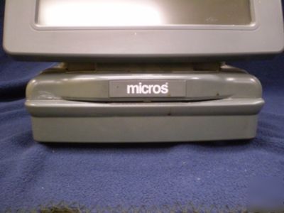 Micros 400495-100 touchscreen terminal w/integrated msr