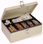 Mmf cash box with locking latch sand