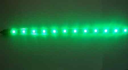 New 30CM waterproof green 5050 smd led strip 12 led