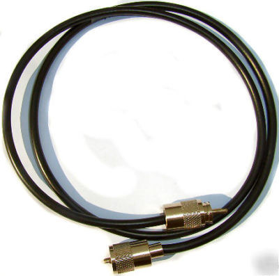 RG8X 50 ohm coaxial patch lead 'mini 8' low loss 1.0M