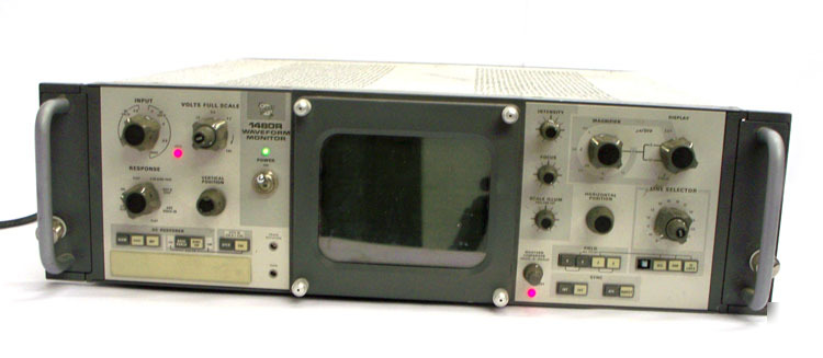 Tektronix 1480R tv ntsc waveform monitor analyzer 3U