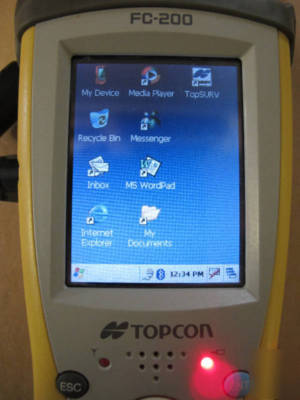 Topcon hiper pro rtk base and rover gps 4 total station