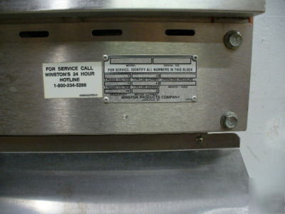 Used winston cvap cook and hold oven VA8507GJ