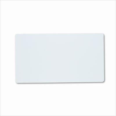 Krystalview desk pad with matte finish, 36 x 20, clear