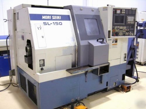 Mori seiki sl-150 smc cnc turning center lathe live sub