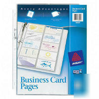 Avery non stick untabbed business card pages - 76009