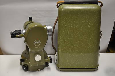 Kern swisse theodolite dkm-2A mint condition w/case