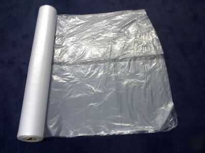 Plastic sheeting- 9' x 400' , 1 mil clear visqueen