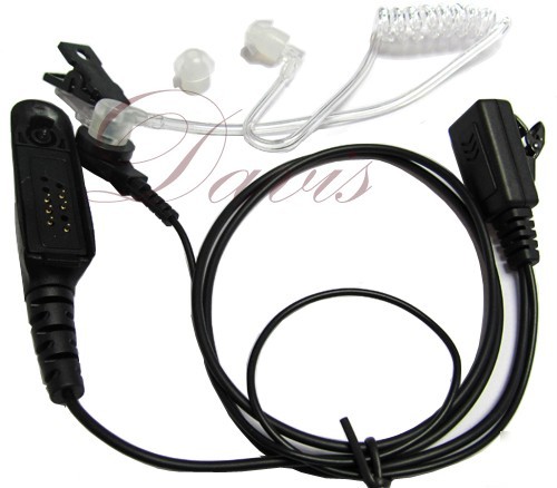Acoustic tube earpice for mic for motorola GP328 HT750