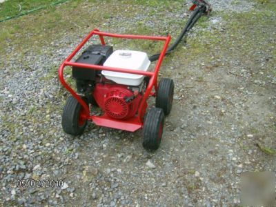 Little beaver post hole digger auger with 8HP honda