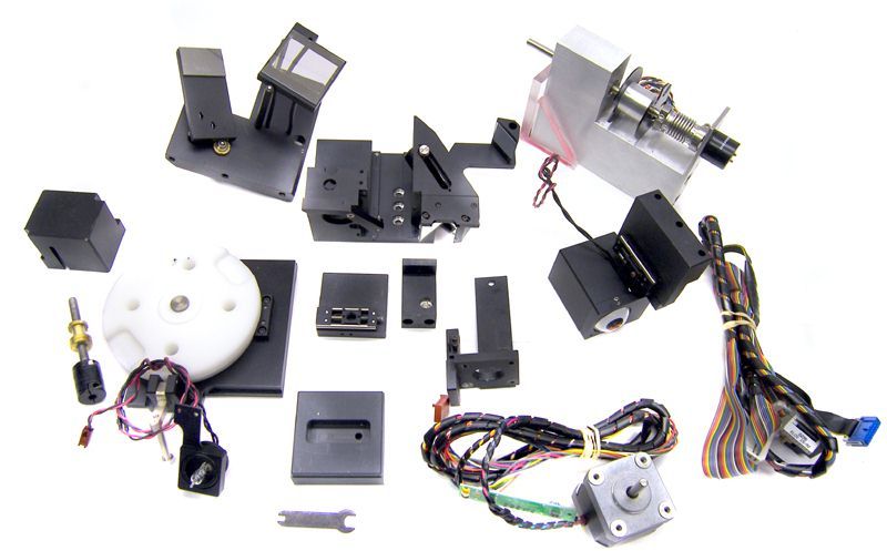 Lot spectroscopy motorized stage optical scanning parts