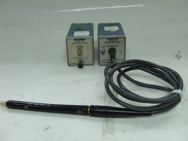 Tektronix type S3 and S4 sampling head w/ probe