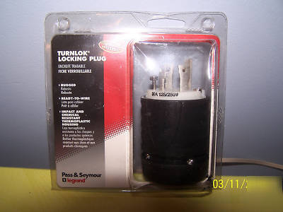 Turnlok locking plug - pass & semour - 30A 125/250 vac
