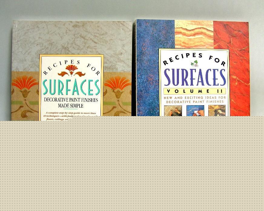 Recipes for surfaces vol 1&2, faux finish instruction