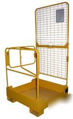 Vestil fork truck fold down work platform wp-3737-fd