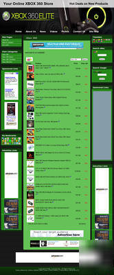Xbox 360 video game store website business is for sale 