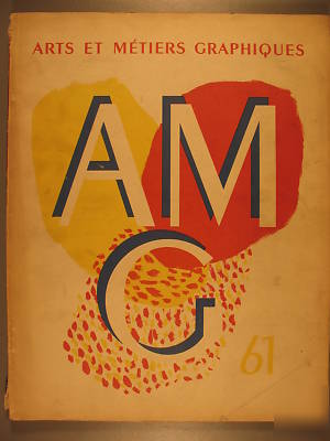Arts et metier graphiques no. 61, january, 1938