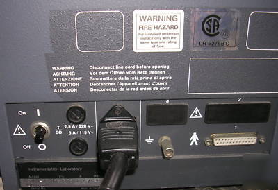 Instrumentation lab coulter acl coagulation analyzer