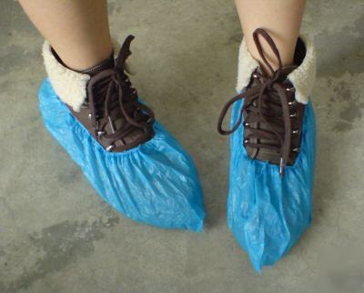 ~50 pairs blue shoe covers carpet cleaning disposable~